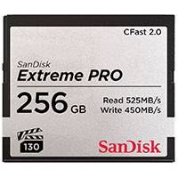 SanDisk 256GB Extreme PRO CFast 2.0 Memory Card (p/n SDCFSP-256G-G46D)