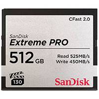 SanDisk 512GB Extreme PRO CFast 2.0 Memory Card (p/n SDCFSP-512G-G46D)