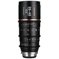 Objetivo anamórfico Laowa Proteus Zoom 2X de 26-45 mm T2.9 con destellos ámbar, Arri PL (predeterminado) + EF disponible en sistema métrico o imperial
