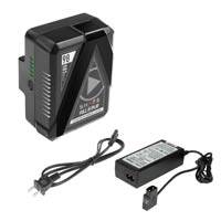 SHAPE 1G98CH (1G98-CH) Batería recargable de iones de litio Gold Mount (14,8 V 98 Wh) y 1 cargador D-Tap