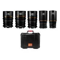 Laowa Nanomorph S35 Prime 5-Lens Bundle  (27mm, 35mm, 50mm, 65mm, 80mm) (Amber) - Canon RF (p/n VE2735506580RFA)
