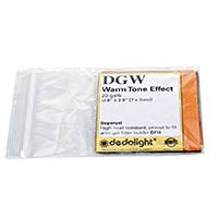 Dedolight DGW Gelfilter-Set – 20 Warmton-Effektgele – passend für den DFH Classic-Filterhalter (DG-W)