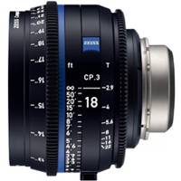 Lente de cine Prime compacta Zeiss CP.3 18 mm T/2.9 - Montura PL | Disponible en escala de pies y metros (2186-839 / 2186-834)