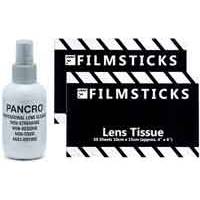 Pancro Optical Pancro Professional Lens Cleaner + 2 folletos de 50 hojas de pañuelos para lentes (n/p PAN003)