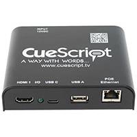 Caja adaptadora de monitor CueScript CueiT CueVue1 (p/n CUEVUE1)