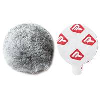 Rycote 066310 10 paquetes de fundas avanzadas con 250 adhesivos y 50 discos de piel, gris