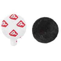 Rycote 066309 10 paquetes de fundas avanzadas con 250 adhesivos y 50 discos de piel, color negro