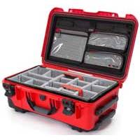 Nanuk 935S-060RD-0A0 (935S060RD0A0) 935 Pro Photo Kit Wheeled Case w/ Lid Organiser and Padded Divider - Red