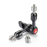 Manfrotto 244MICRO - Friction Arm - Accepts Interchangeable 1/4in Attachments - with 3/8in Adapter
