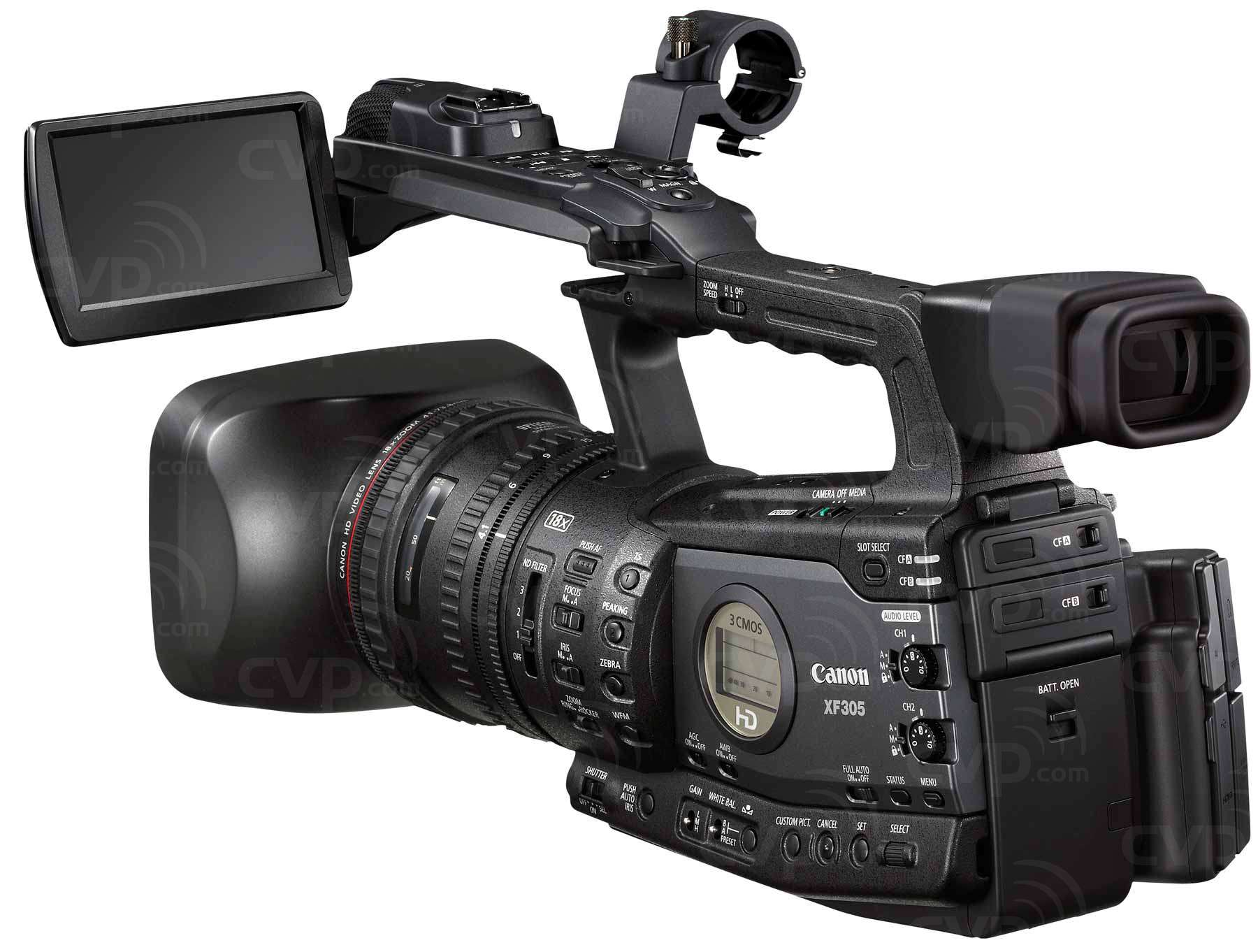 Buy Grade A Canon XF305 (XF305) HD Camcorder MPEG2, 50Mbps, 422