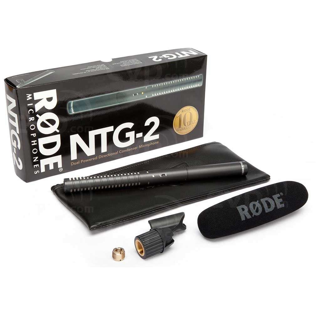 Buy Rode NTG2 (NTG2) Short Shotgun Condenser Microphone. Battery or