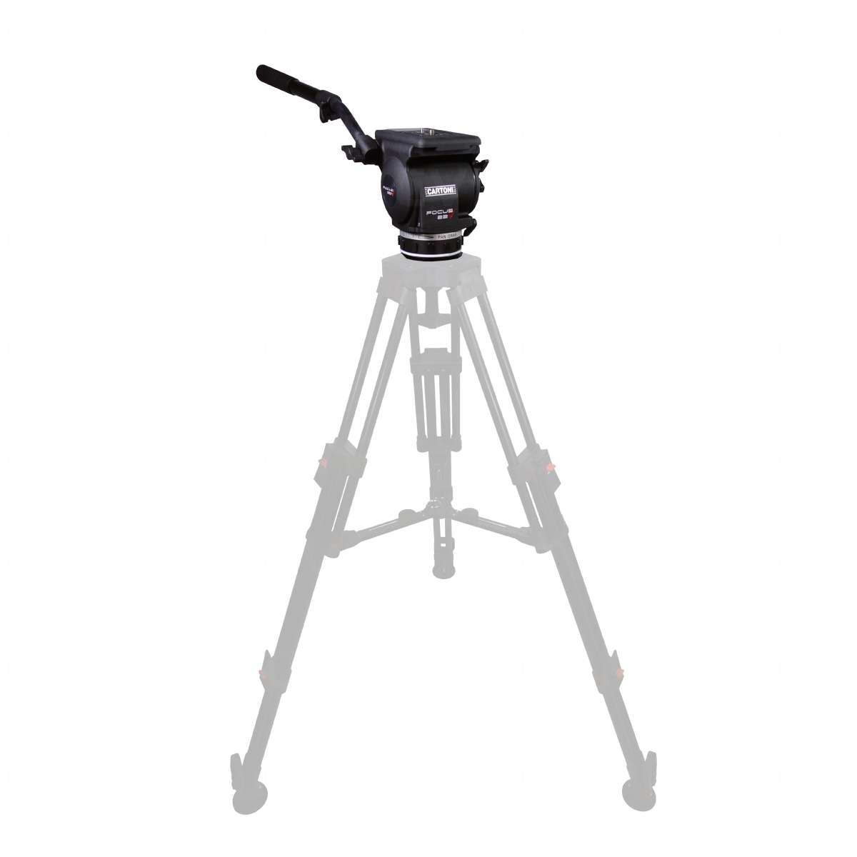 Tête Fluide Cartoni Focus 100 Mm – Pour Trépied, Capacité 24 Lb – Occasion Révisée