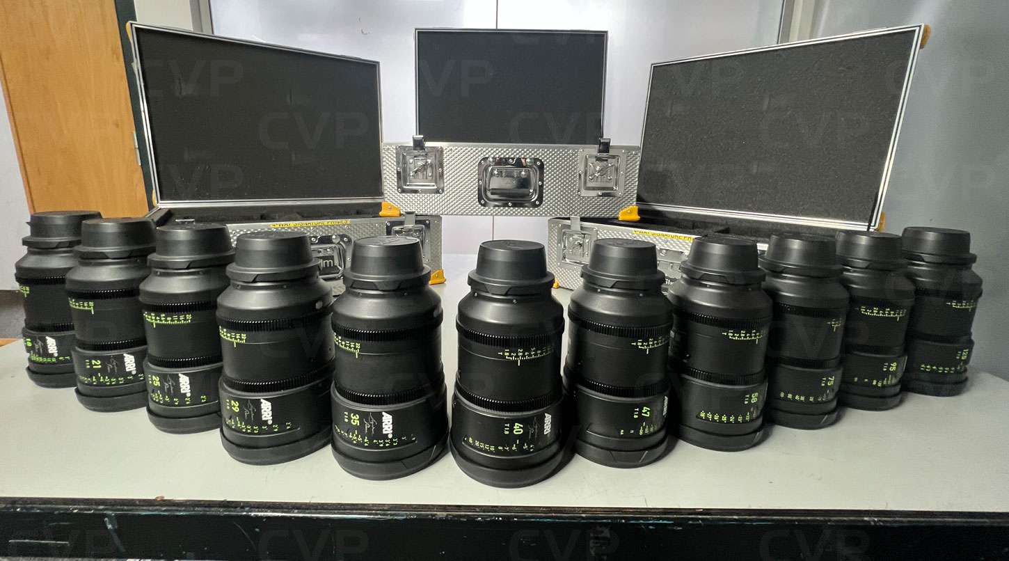 Buy Used ARRI Signature Prime Lens Set Including 18mm, 21mm, 25mm