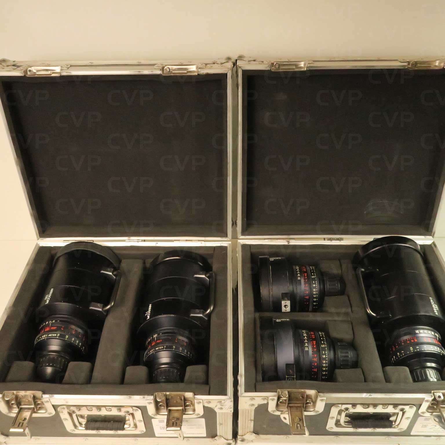 Buy Used Arriscope Vintage Anamorphic ISCO Optic Set of 5 lenses CVP
