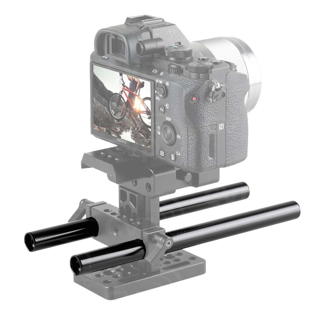 thumbnail image 2 of SmallRig 15mm Aluminum Alloy Rods Kit - 4 Rods + 2 Connectors, Extendable, Model 1659 2 of 3