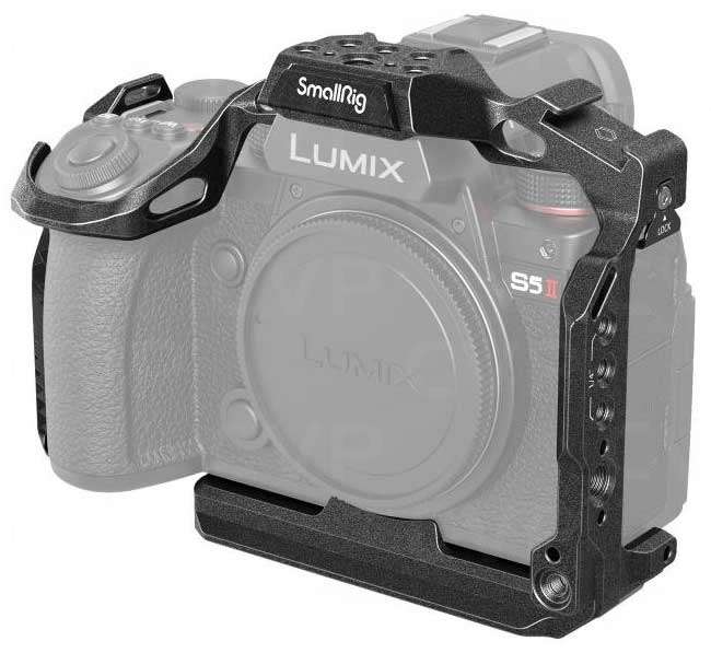 Kit Cage SmallRig Pour Panasonic G9 II / S5 II / S5 IIX - 5752 Avec Poignée NATO, Serre-câble Et Plaque Arca