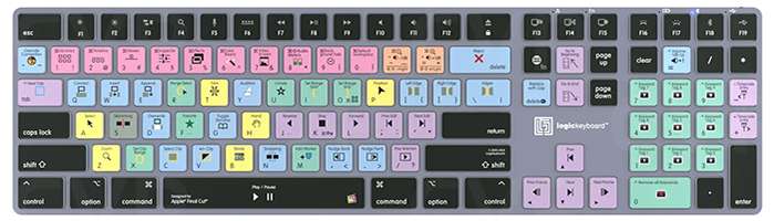 Buy - Logickeyboard Apple Final Cut Pro X TITAN Wireless Backlit ...