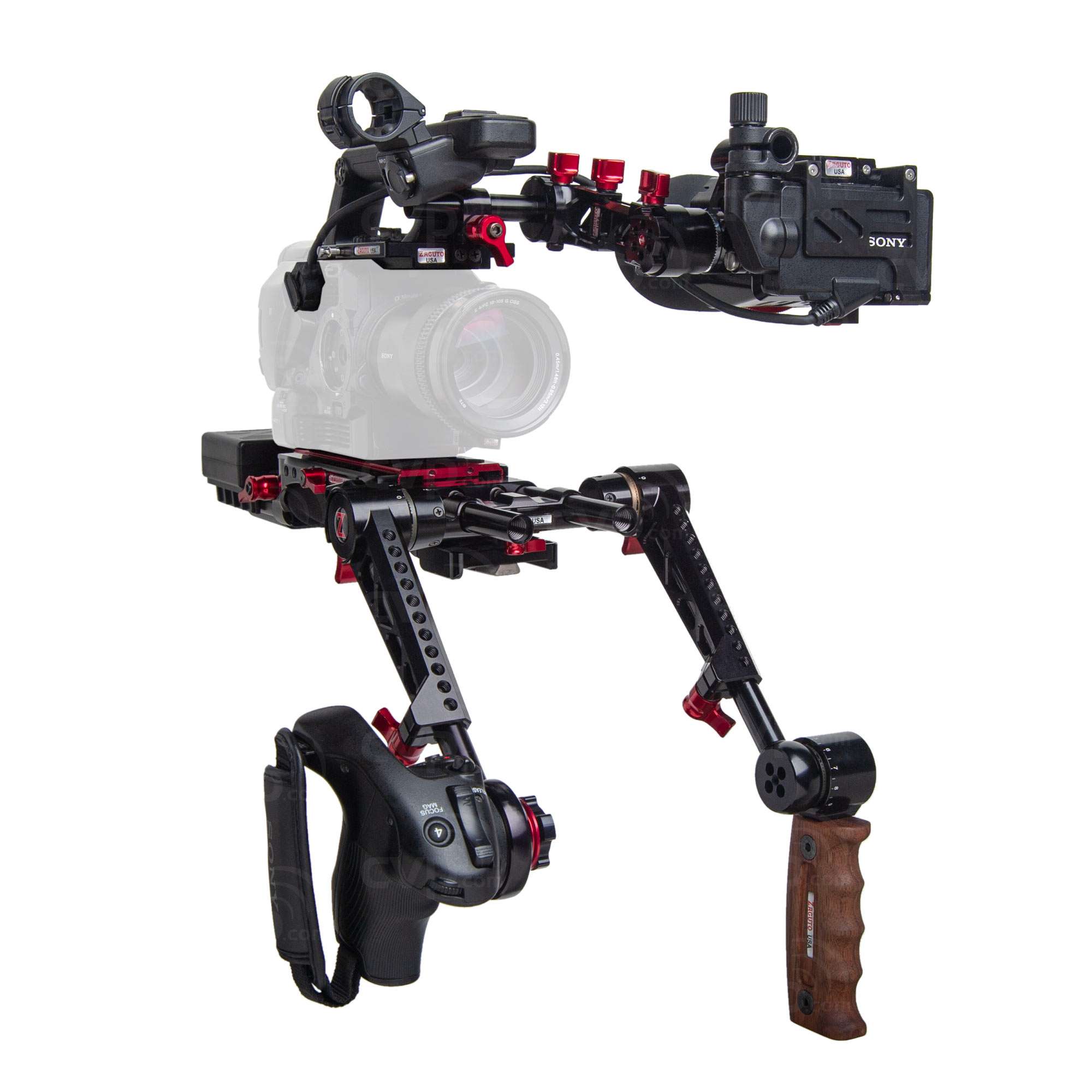 Buy - Grade A Zacuto Z-S5ZR-PDG (ZS5ZRPDG) Sony FS5/FS5 Mark II Z ...