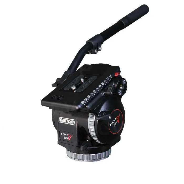Trépied vidéo pro Cartoni Status Pro + jambes Manfrotto aluminium