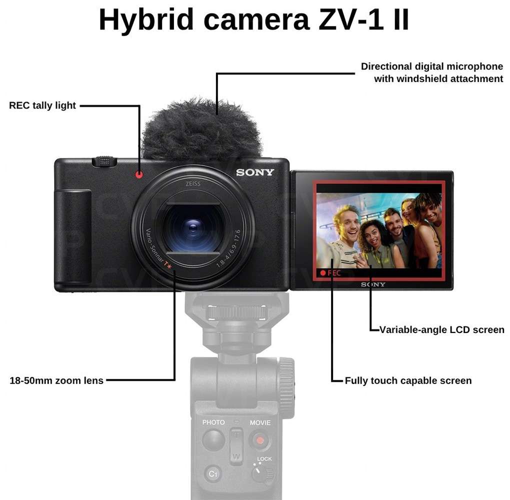 Buy - Sony ZV-1 II Hybrid Camera (ZV1M2BDI.EU)