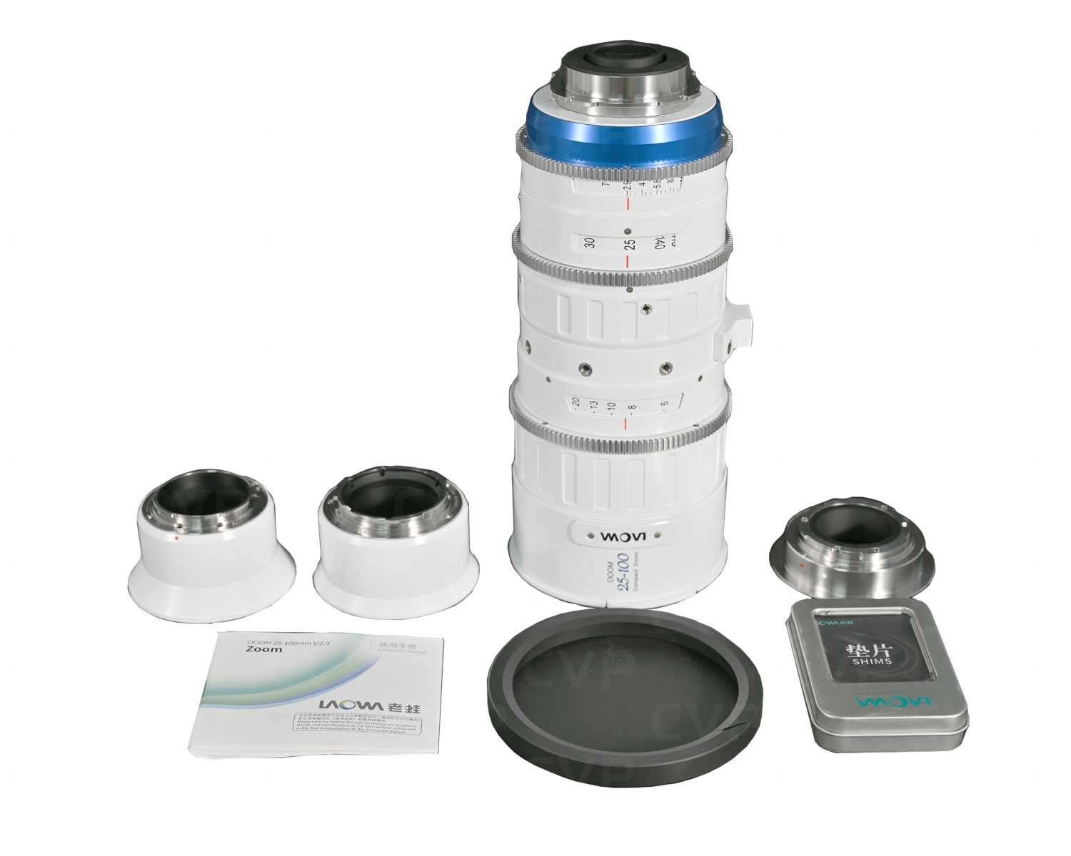 Buy - Laowa OOOM 25-100mm T2.9 Cine Lens Bundle (Feet, White - includes