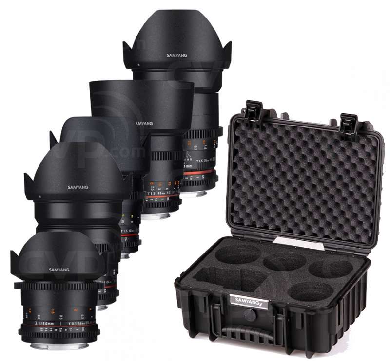 Buy Samyang VDSLR Lens Kit 3 Contains 14mm 24mm 35mm 50mm