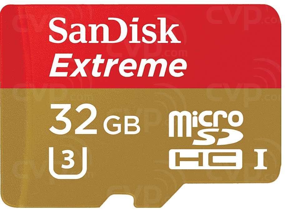 Tarjeta de memoria SanDisk SDSQXAF-032G-GN6AA Extreme con adaptador SD