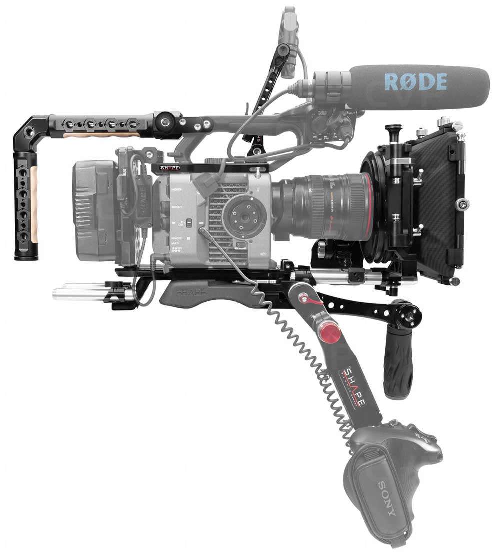 Buy Shape FX6KIT (FX6KIT) Sony FX6 Baseplate Kit including Top Plate, Controller Top Handle,VF