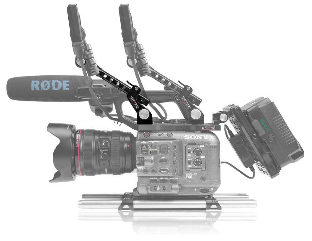 Buy Shape FX6KIT (FX6KIT) Sony FX6 Baseplate Kit including Top Plate, Controller Top Handle,VF