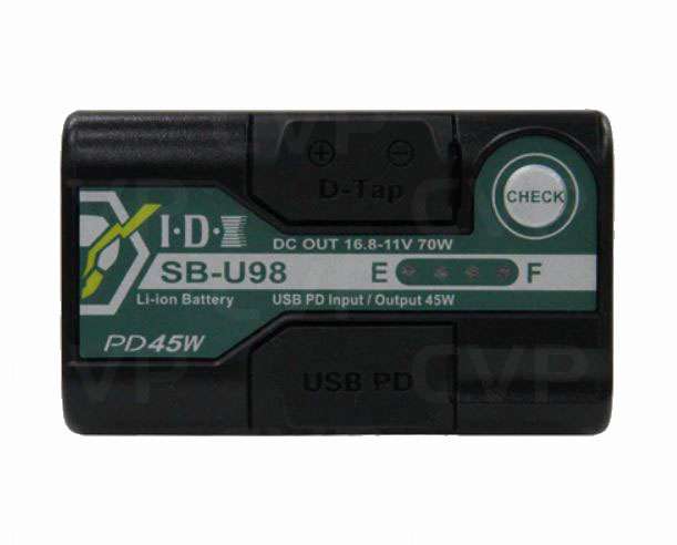 IDX SB-U98 Battery and USB PD Photo