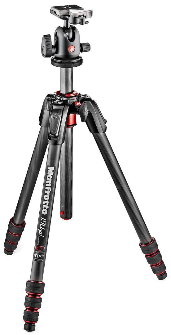 Buy - Manfrotto MK190GOC4TB-BH (MK190GOC4TBBH) 190 Go Carbon Fibre 4 ...