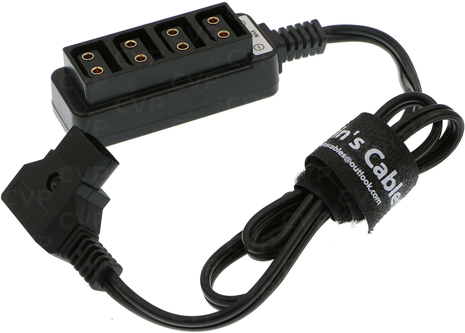 Alvin’s Cables D-Tap Male To 4-Port D-Tap Female Splitter – 27.6 Inch – For ARRI, RED, Anton Bauer - View #2