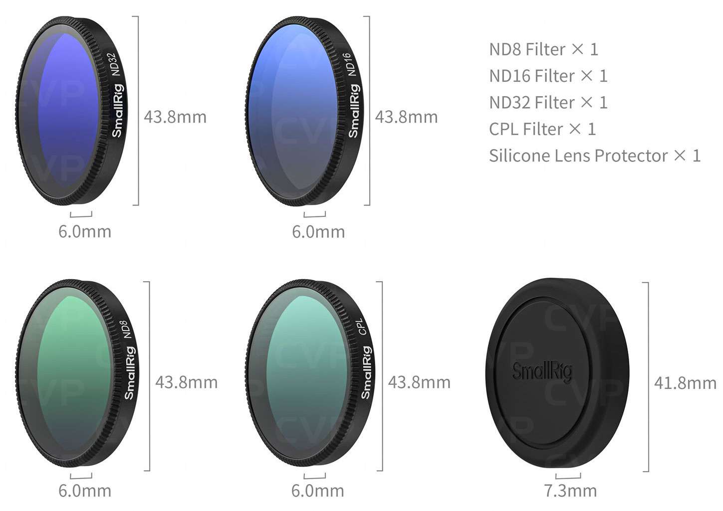 Buy - SmallRig ND Filter Kit for DJI Osmo Action 6 (SR5895)