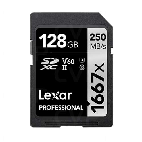 Lexar 128GB 1667x SDXC UHS-II Card Photo