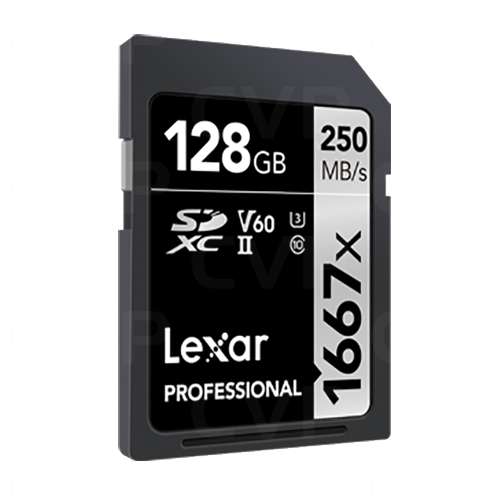 Lexar 128GB 1667x SDXC UHS-II Card Photo