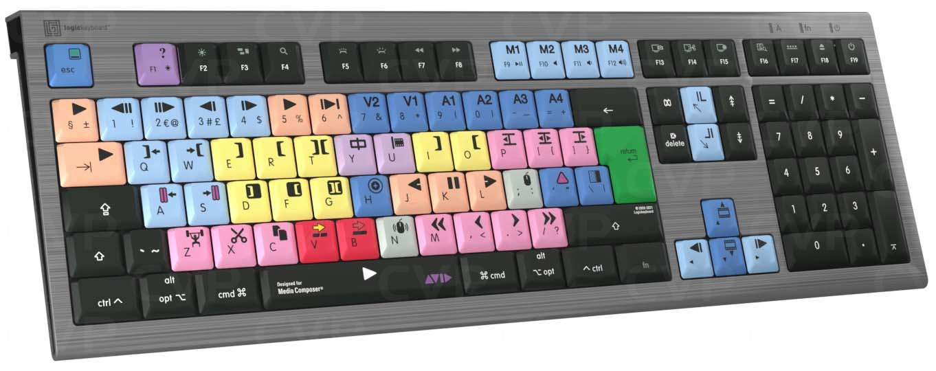 Buy - Logickeyboard Avid Media Composer MAC Astra 2 UK (LKBMCOM4A2MUK)