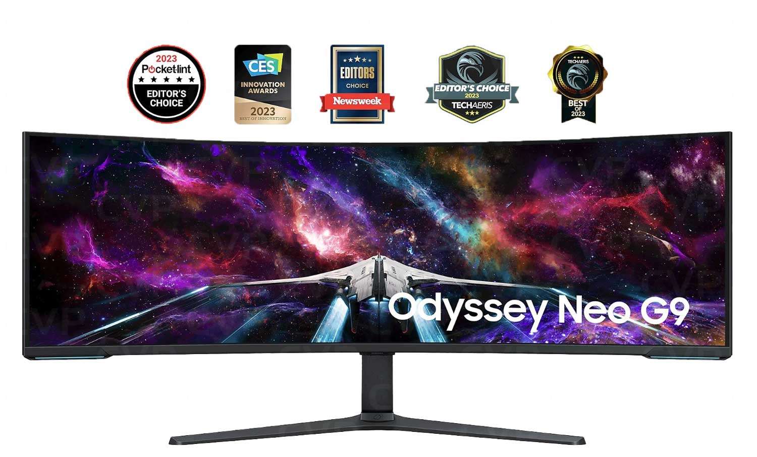 Samsung 57in Dual-UHD Odyssey Gaming Monitor Photo
