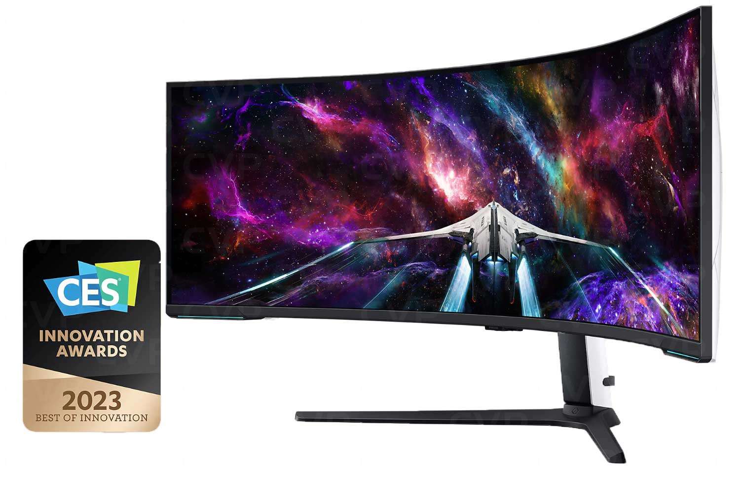 Samsung 57in Dual-UHD Odyssey Gaming Monitor Photo