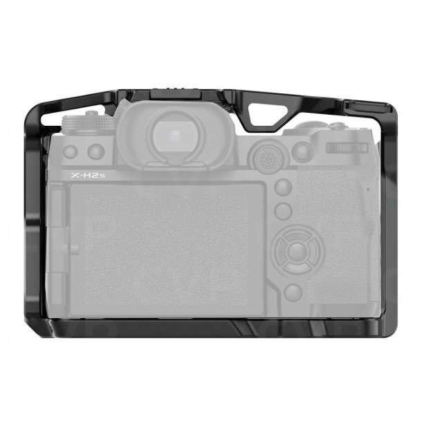 Gabbia Per Fotocamera Fujifilm X-H2/X-H2S - Lega Alluminio, Guida NATO, Piastra Arca Swiss, T-F04A - Foto 3