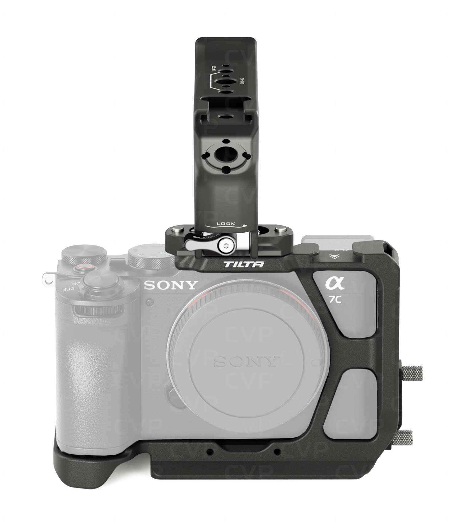 Tilta Half Camera Cage For A7C II / A7C R | Includes LWS Baseplate, NATO Top Handle, 15mm Rod