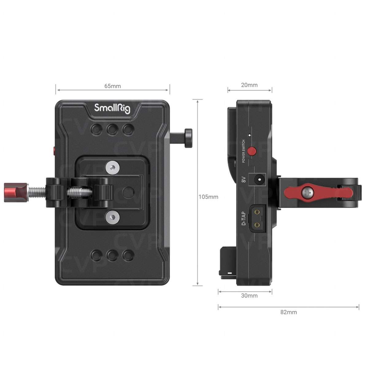 Buy SmallRig V Mount Adapter Plate w/Crab Clamp (SR3497)
