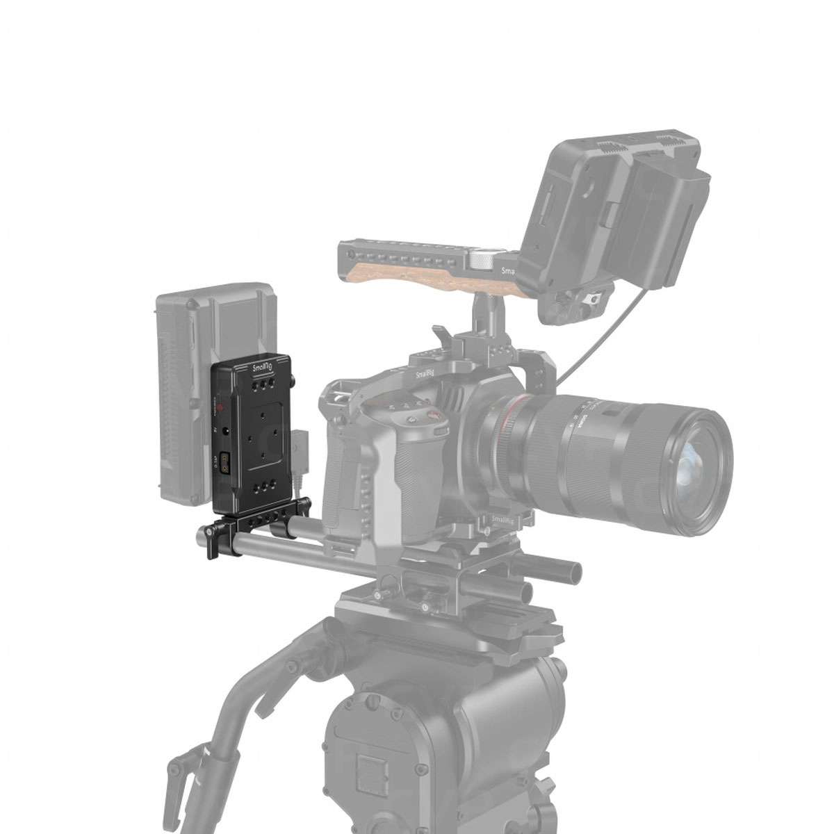 Buy SmallRig V Mount Adapter Plate w/Dual Rod Clamp (SR3498)