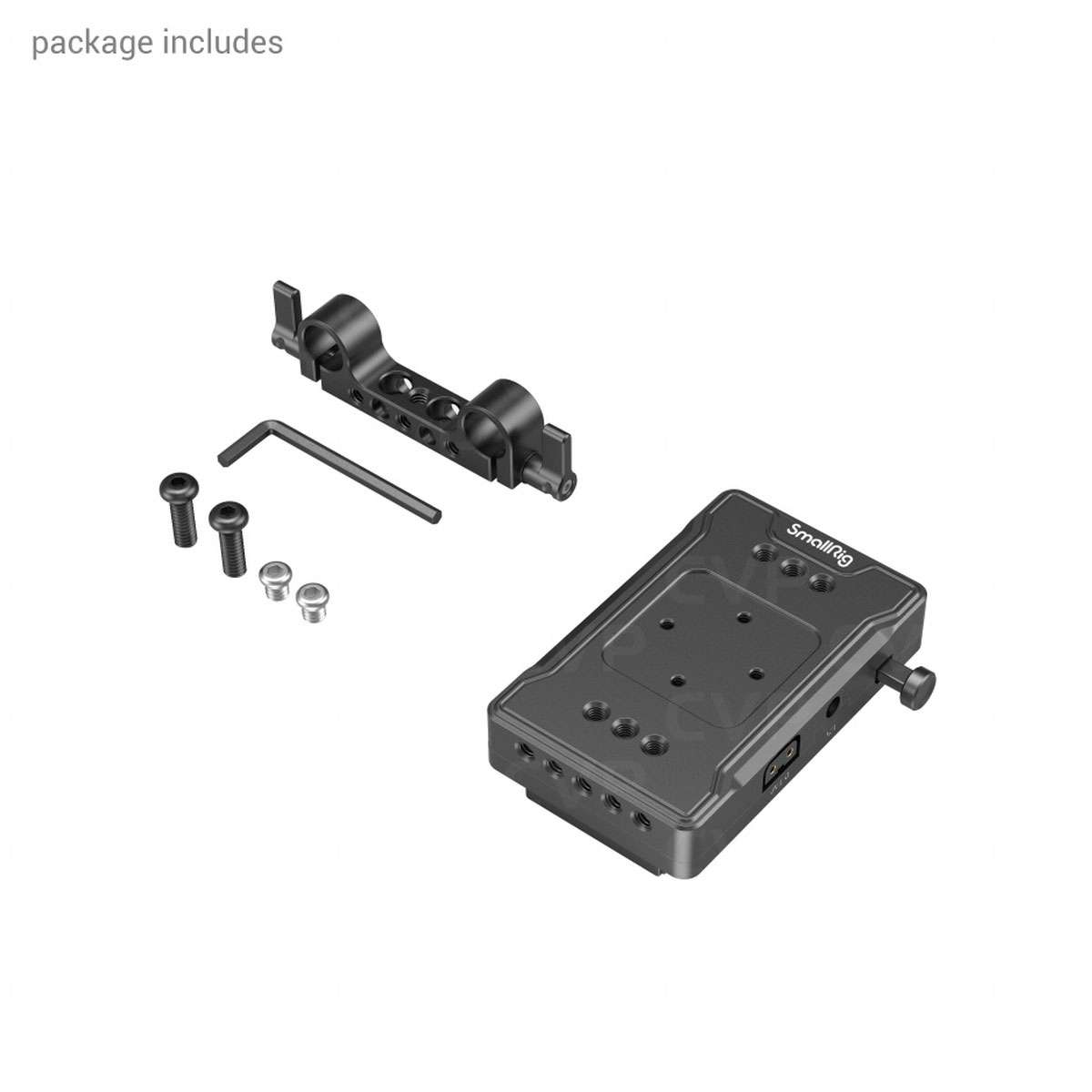 Buy SmallRig V Mount Adapter Plate w/Dual Rod Clamp (SR3498)
