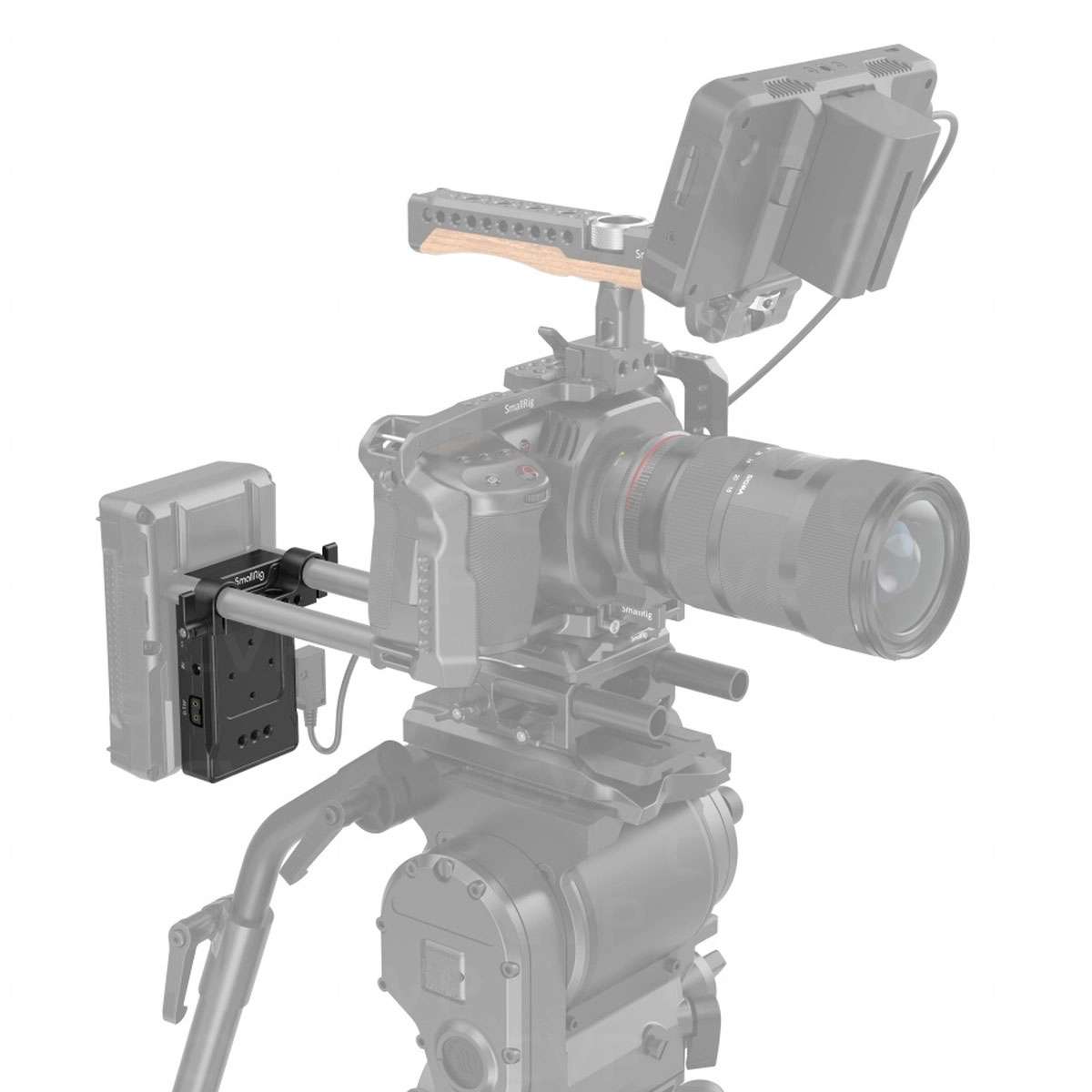 Buy SmallRig V Mount Adapter Plate w/Dual Rod Clamp (SR3498)