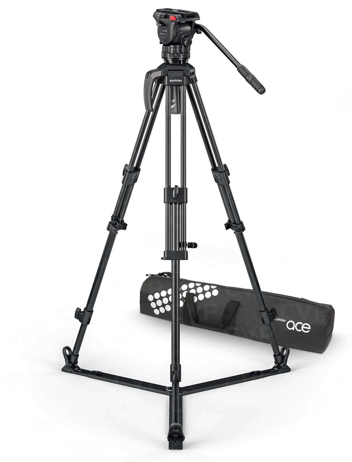 Sachtler Cavalletto Con Testa Fluida ACE M GS - Supporto Professionale Per Videocamere E DSLR Fino A 4 Kg