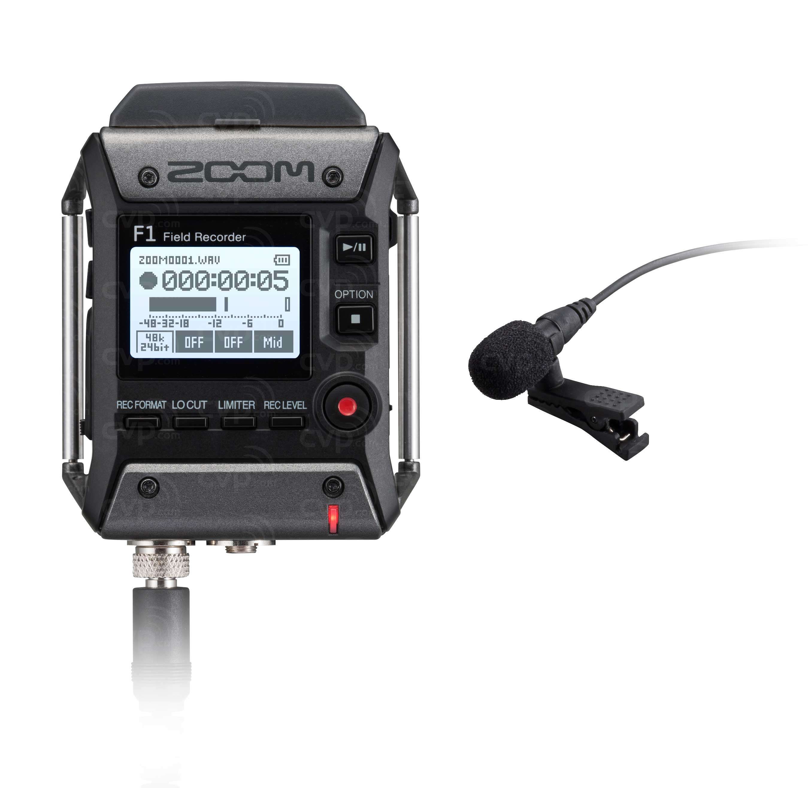 Buy Zoom F1 (F1LP) Field Recorder and Lavalier Microphone