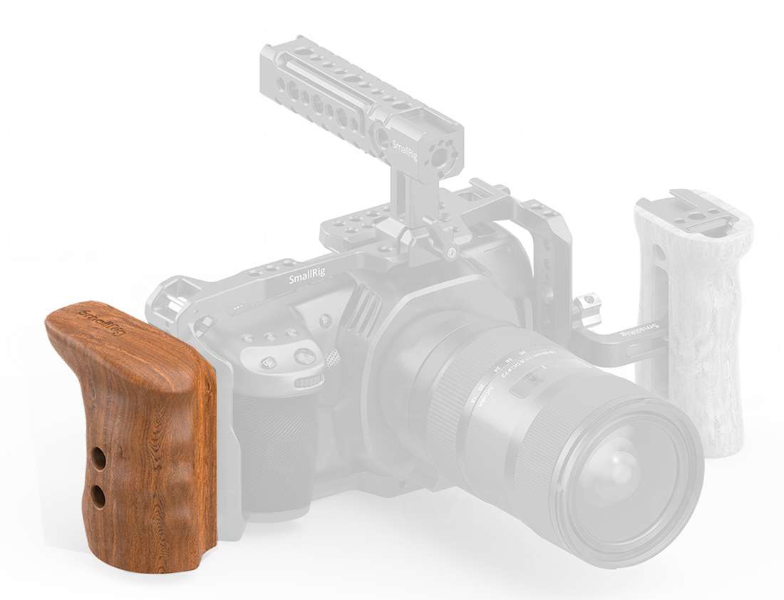 wooden camera quick release monitor