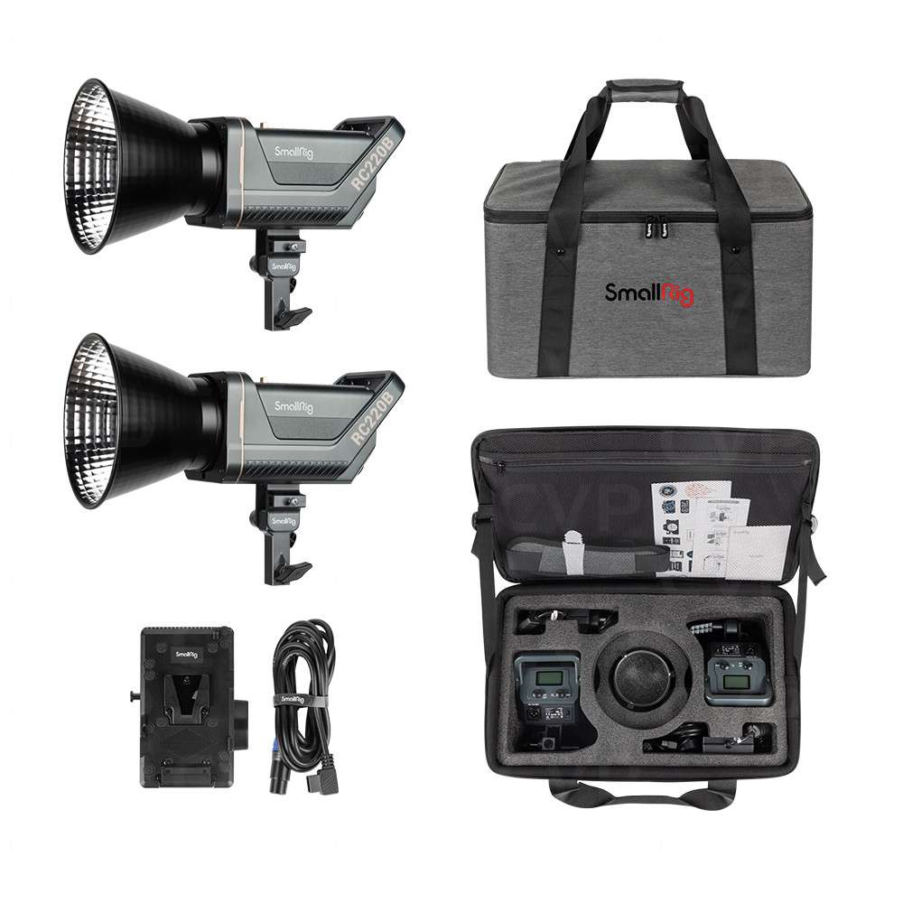 Buy SmallRig RC220B x2 COB Light Kit (UK) (SR4030)