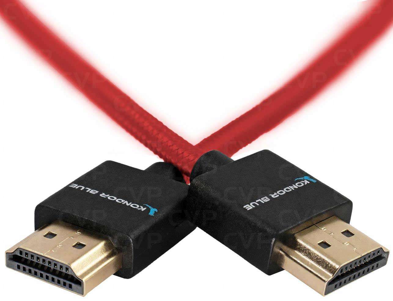 Buy - Kondor Blue HDMI to HDMI Cable 16In - Red (KONHDMI16R)