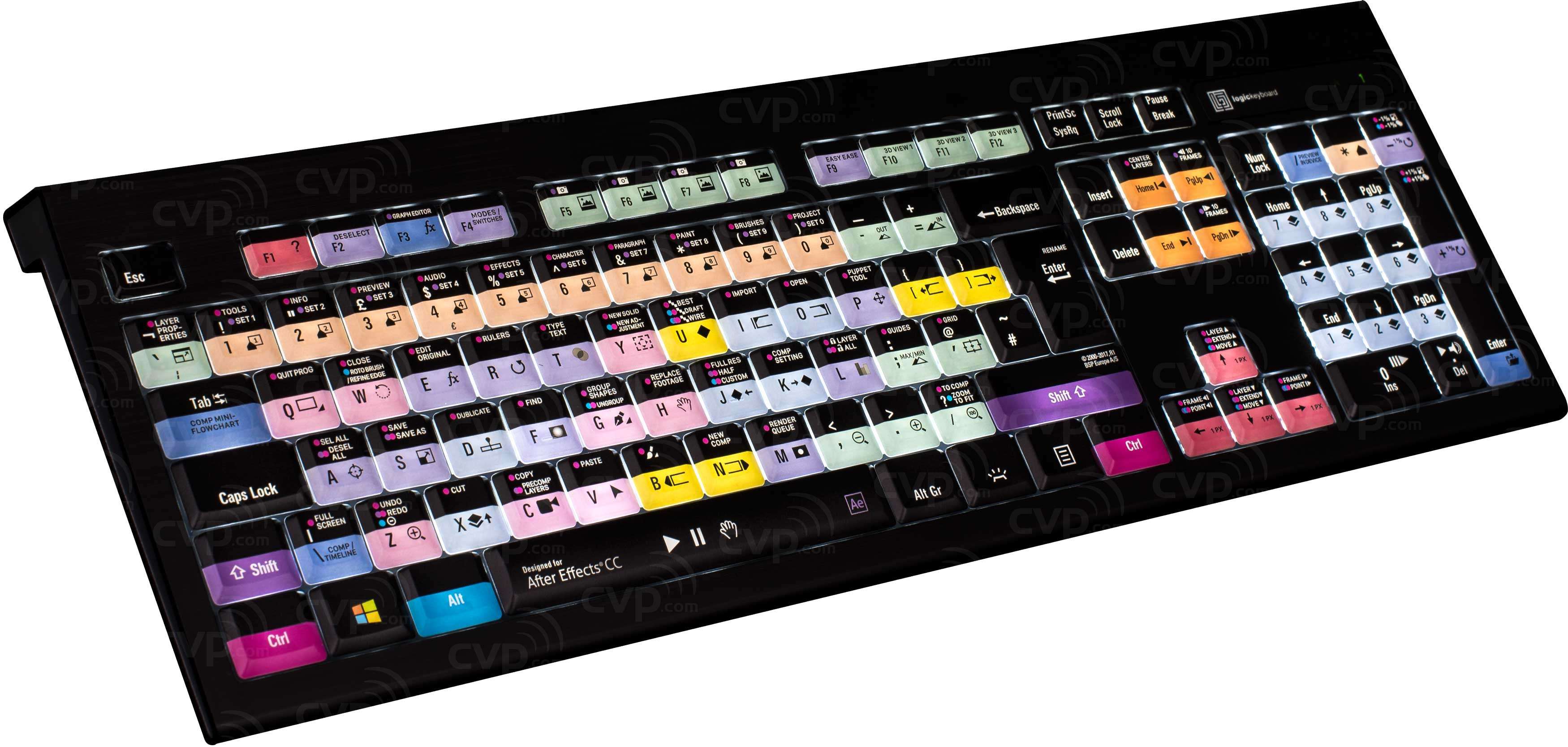 Buy - Logickeyboard After Effects CC - PC Backlit Astra Keyboard (p/n ...